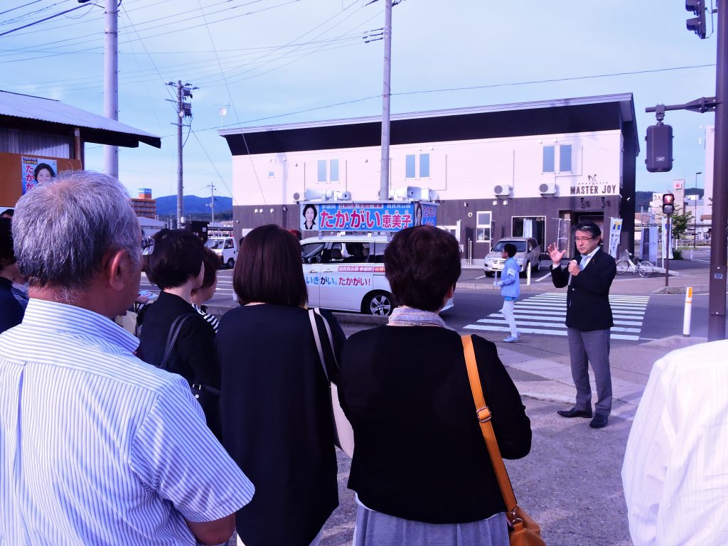 0627_たかがい先生秋田選挙応援　１